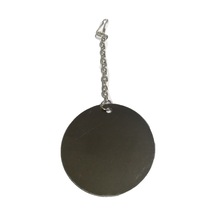 Krom Kırılmaz Yuvarlak Ayna - Kuş Oyuncağı (6 CM Çap)