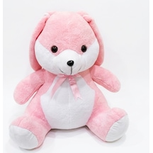 Yumoş Tavşan Büyük Boy Pembe 55 Cm