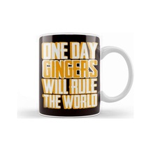 Gingers Will Rule World Redhead Red Orange Haired Kupa Bardak Porselen Karışık