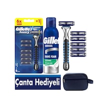 Sensor3 Erkek Tıraş Seti 6 Bıçak + 200 Ml Tıraş Köpük + Çanta Hediyeli