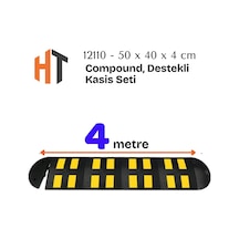 Kauçuk Yol Kasisi, Destekli Kasis Seti 4 Metre