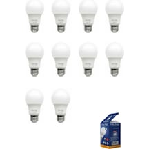 Voltek 9w Led Ampul - Beyaz Işık - 10 Adet