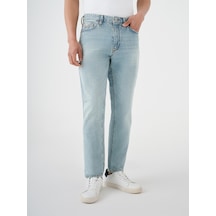 Slim Crop Slim Fit Erkek Pantolon Denim