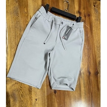 Demente Erkek Kayra Kumaş Beli Lastikli Şort Jogger 001
