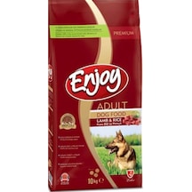 Enjoy Kuzu Etli ve Pirinçli Yetişkin Köpek Maması 10 KG