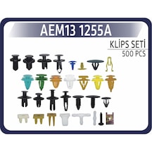 Aem Klıps Set Karışık 500 Adet Aem13 1255a