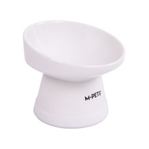 M-pets Tiltd Seramik Kedi Ve Köpek Mama Ve Su Kabı Beyaz 150 Ml 244-51006.01