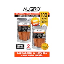 Algro Balkabaklı & Havuçlu Sığır Derisinden Munchy Stick 2 x 450 G