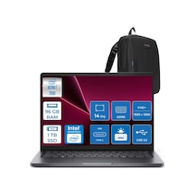 Dell Pro 14 PC14250BTO107H22 Ultra 7-255U 96 GB 1 TB SSD 14" W11H Dizüstü Bilgisayar + Zetta Çanta