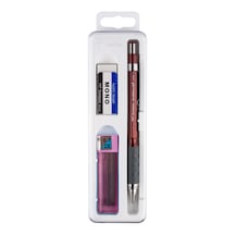 Tombow Sh-300 Grip 0.7 Mm Plastik Kutulu Set - Bordo