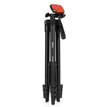 Jmary KP-2205 Tripod 134 cm Uzunluk 3 Kademeli Oynar Başlık Profesyonel - ZORE-262641 Siyah