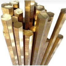 19mm Altıköşe Altıgen Pirinç Çubuk 3 Metre