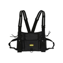 Moveevo Gece Işıkli Uyarı Yeleği, Çok Fonksiyonlu Depolama, Ayarlanabilir Askı, Güvenlik Ve Outdoor Kullanıma Uygun