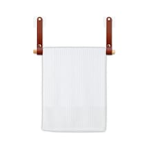 Yapışkanlı Ahşap & Deri Tuvalet Kağıtlığı Banyo Kağıt Havluluk, Havlu Peçetelik Wc Kağıtlık, Dolap Altı Kağıt Havlu Askısı Kahve, Kağıt Havluluk 16.5 x 12.2 x 11.2 CM