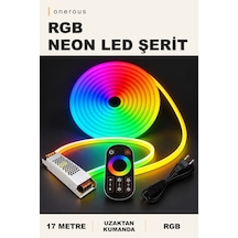 Onerous 17 M Rgb Neon Led Şerit, Uzaktan Kumandalı