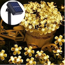 Tr 30 Ledli Solar Çiçekli Bahçe Aydınlatma Dekorasyon Güneş Enerjili Balkon Parti Süsleme