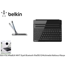 Belkin BLK-F5L141EABLK-WHT Bluetooth İpad 3G Kablosuz Klavye