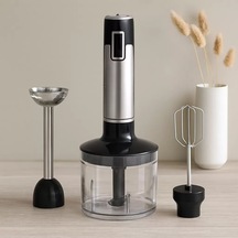 Ayarlanabilir Hızlı El Blender Seti 700 Ml Beyaz