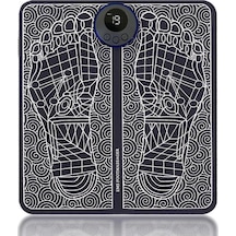 Ganzhoushop Transkutanöz Elektriksel Sinir Stimülatörü Ayak Masaj Matı 8 Mod Ve 19 Seviye İle Gergin Kasları Rahatlatın, Ağrının Geçici Olarak Giderilmesinde Kullanılabilir Uzaktan Kumanda Çok Renkli