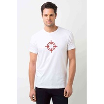 Snippers Baskılı Beyaz Erkek Tshirt