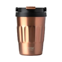Tyeso Coffe Mug Vakumlu Paslanmaz Çelik Taşıma Kulplu 400 ML