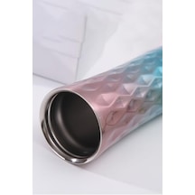 Komple 304 L Çelik Degrade 6 Oz 500 Ml Kahve Termos Mug Cin228ml Açık Beyaz