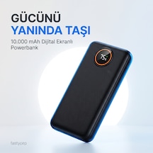 Snp-3012 10.000 Mah Lcd Ekran Dahili Kablolu 22.5w Hızlı Şarj Powerbank