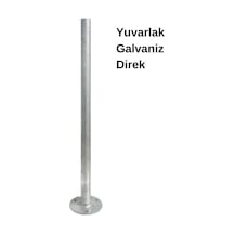 Galvaniz Direk 2 Metre Flanşlı