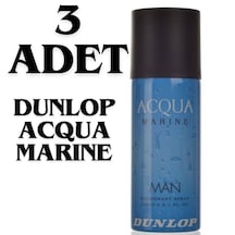 Dunlop Acqua Marine Erkek Sprey Deodorant 3 X 150 Ml