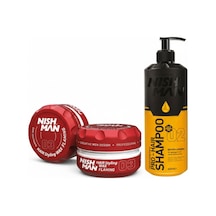 03 Saç Şekillendirici Ultra Sert Parlak Wax 150 Ml X 3 Adet/ + 400 Ml Tuzsuz Şampuan Hediye