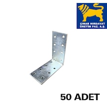 Köşe Gönye 40x80x80 50 Adet Gri