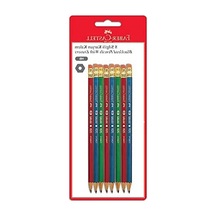 8'li Silgili Kurşun Kalem Seti, Faber-castell Kalitesi 124-Pembe