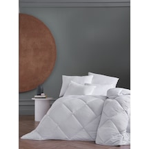 Doqu Home White Line Tek Kişilik Microfiber Yorgan
