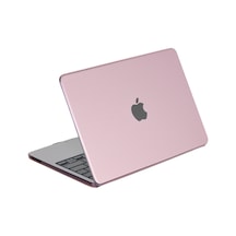 Uryport Apple Uyumlu Macbook Neo Şeffaf Macbook Kapak - Pembe