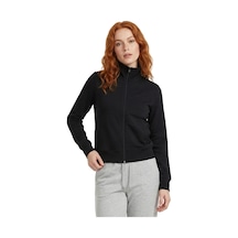 Sportive Kaia Full-zip Kadın Siyah Günlük Stil Eşofman Üstü 26yk0001-syh