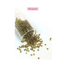 Dökme Cam Kum Boncuk 8/0 3 Mm - 60 Gram - Yeşil Siyah - Bnc223