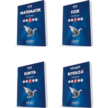 Limit Kurumsal Tyt Matematik + Fizik + Kimya + Biyoloji Konu Anlatım Föyleri Seti 4 Kitap