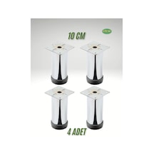 4 Adet 10 Cm Metal Mobilya-koltuk-dolap Ayağı Metalik Diğer