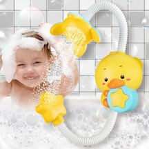Runjing Banyo Oyuncakları, Bebek Banyo Duş Başlığı, Elektrikli Ördek Duş Banyo Oyuncakları Yağmurlama Küvet Küvet Su Pompası Oyuncaklar Yeni Yürümeye Başlayan Çocuklar Için Çocuk 18 Ay Ve 1