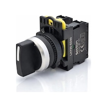 Lay25-ed33 22mm I-0-ıı Kısa Mandal Buton