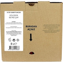 Eyüp Sabri Tuncer 68 Derece Beyaz Çay Kolonyası Bag in Box 5 L