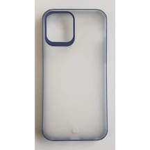 Apple Uyumlu iPhone 12 Kamera Korumali Mat Buz Silikon Sert Kapak 514650216