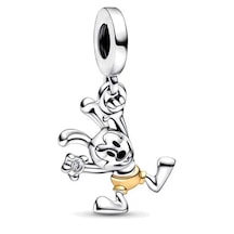 Gümüş S925 Damgalı Disney 100. Yıl Dönümü Oswald Sallantılı Charm