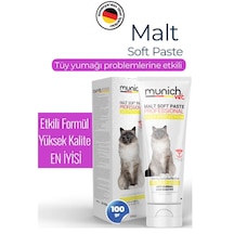 Munich Vet Malt Pasta Kediler Için Tüy Yumağını Önleyici Macun 100 G