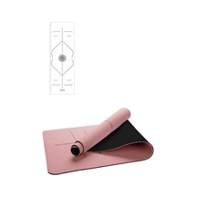 Hizalamalı 6mm Tpe Yoga Matı Pilates Minderi Scarlet Genel