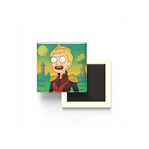 Cersei Lannister - 9x9 Cm Baskılı Kare Buzdolap Magneti