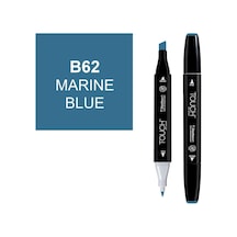 Tr Twin Brush Marker B62 Marine Blue, Çift Uçlu Sanat Markörü Genel