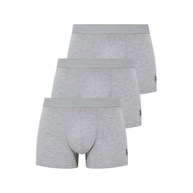 U.S. Polo Assn. Erkek Gri Melanj 3 Lü Boxer 80173 U.S. Polo Assn. Erkek Gri Melanj 3 Lü Boxer 80173