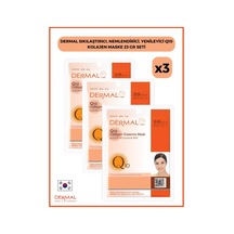 Dermal Sıkılaştırıcı Nemlendirici Yenileyici Q10 Kolajen Maske 3 x 23 G