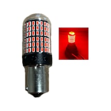 Oto Led Fren Stop Ampulü Kırmızı 93 Tek Duy P21w 144 Ledli 2 Adet